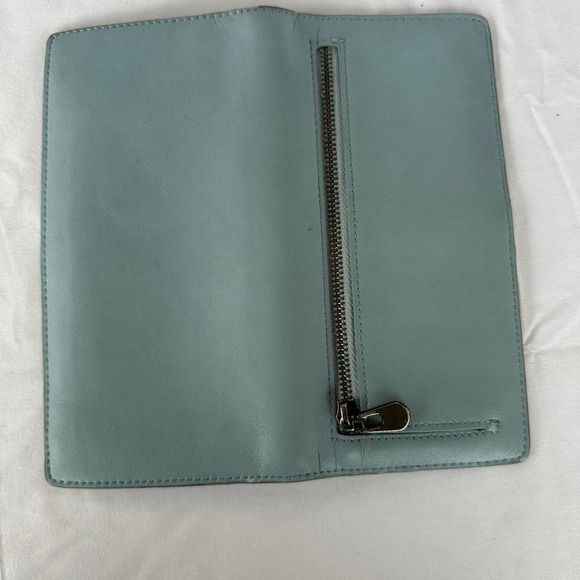 AllDally Light Blue Slim Wallet - Picture 4 of 6